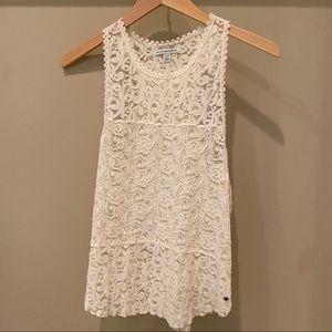 Lace tank top